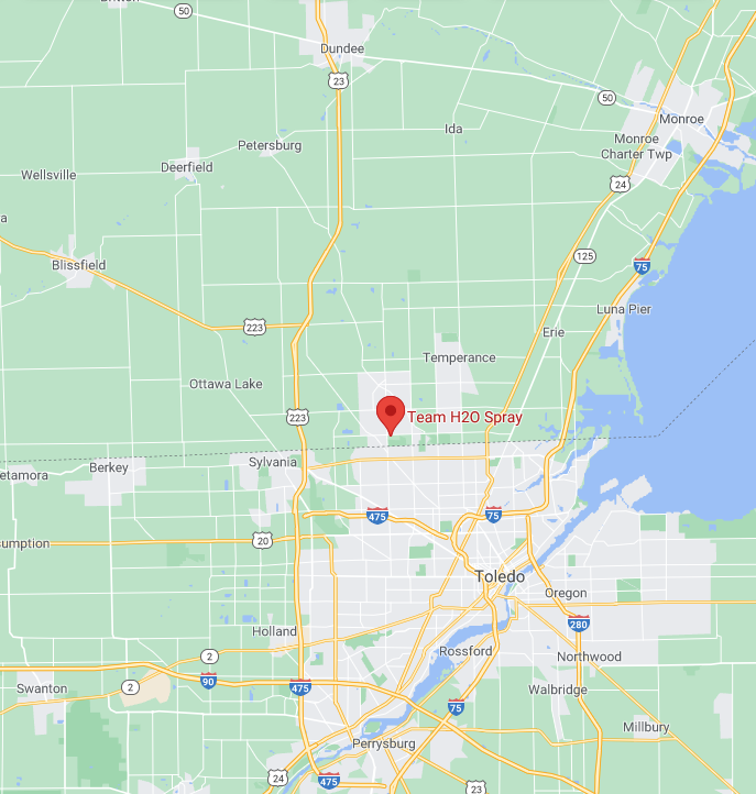 Team H20 Spray Service Area Locations Team H20 Spray Service Area Locations